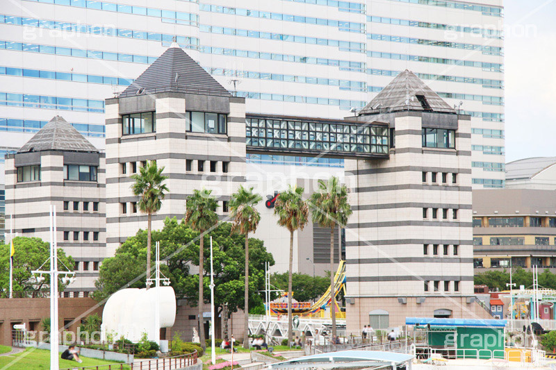 みなとみらいの水門,みなとみらい,よこはま,横浜,水門,１号ドック,ドッグヤード,水門橋,港,神奈川県,ベイサイド