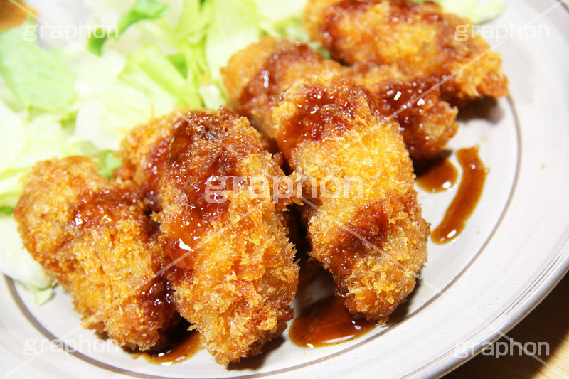カキフライ,カキ,牡蠣,揚げ物,揚げ,フライ,あぶら,油,ソース,旬,和食,日本食,和,定食,グルメ,おかず,惣菜,つまみ,おつまみ,お惣菜,japan