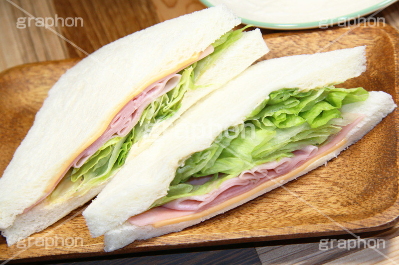 サンドイッチ,サンドウィッチ,モーニング,朝食,ハム,レタス,チーズ,ブレックファースト,パン,食パン,コーヒー,珈琲,シャキシャキ,sandwich,set,morning,cheese,breakfast,coffee