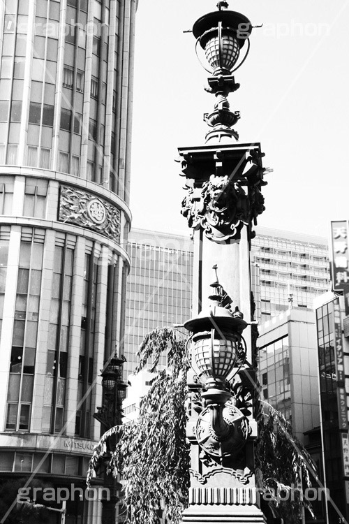 日本橋(モノクロ),モノクロ,白黒,しろくろ,モノクローム,単色画,単彩画,単色