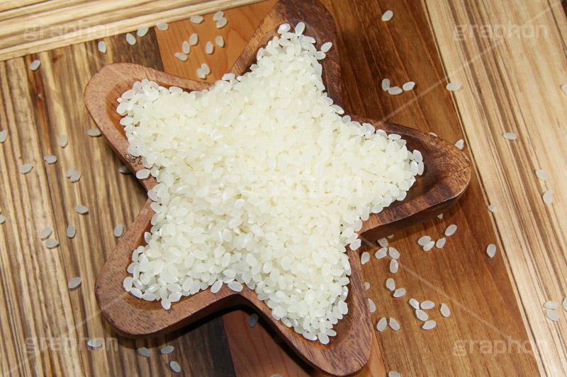 星の皿に米,米,コメ,こめ,ライス,rice,日本,日本食,和食,和,主食,炭水化物,計量,量,白米,cooking,kitchen,キッチン,クッキング,調理,料理,グルメ,白飯,ご飯,japan,食材