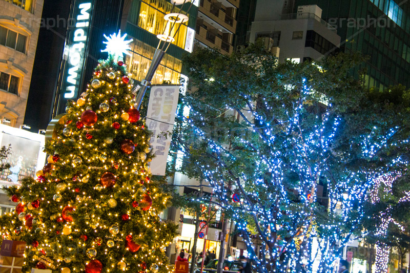 ミッドタウンのクリスマスツリー,クリスマスツリー,ミッドタウン,midtown,roppongi,六本木,港区,夜の街,施設,イルミネーション,イルミ,illumination,clock,電飾,電球,発光ダイオード,LED,tree,冬,キラキラ,綺麗,きれい,キレイ,煌,輝,デート,スポット,都内,クリスマス,飾り,イベント,時計,行事