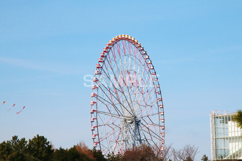 葛西,かさい,葛西臨海公園,大観覧車,観覧車,公園,回転輪,かんらんしゃ,だいかんらんしゃ,都立公園,江戸川区,東京湾,沖合,遊具,最大級