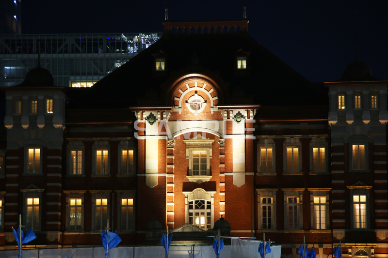 東京,東京駅,内駅舎,赤レンガ,丸の内,重要文化財,豪壮華麗,洋式建築,中央駅,国指定重要文化財,Tokyo Station City,夜,ライトアップ,レトロ,レンガ造り,復元,tokyo,旅行,旅,travel