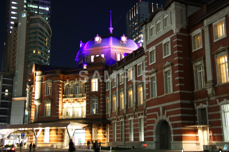 東京,東京駅,内駅舎,赤レンガ,丸の内,重要文化財,豪壮華麗,洋式建築,中央駅,国指定重要文化財,Tokyo Station City,夜,ライトアップ,レトロ,レンガ造り,復元,tokyo,旅行,旅,travel