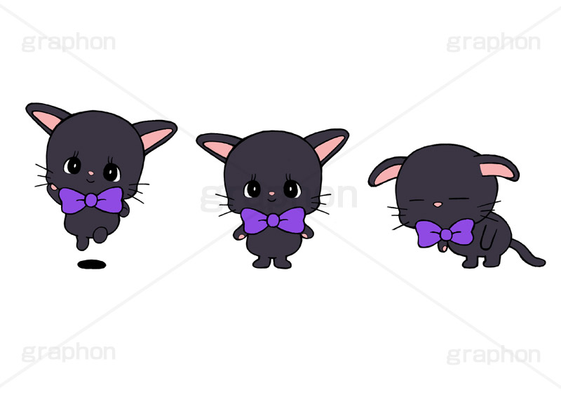 クロニャンのイラストセット,クロニャン,くろちゃん,だるい,ダルい,ジャンプ,跳ねる,ねこキャラクター,ねこ,ネコ,猫,黒猫,キャット,イラスト,キャラクター,ハロウィン,動物,ポップ,可愛い,かわいい,カワイイ,挿絵,挿し絵,手描き,イラストセット,illustration,POP,cat,character