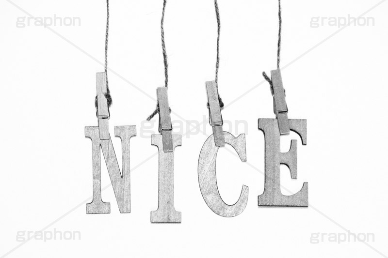 NICE(モノクロ),モノクロ,白黒,しろくろ,モノクローム,単色画,単彩画,単色,文字,ワード,word,keyword,タイトル,title,メッセージ,message,ナイス,いいね