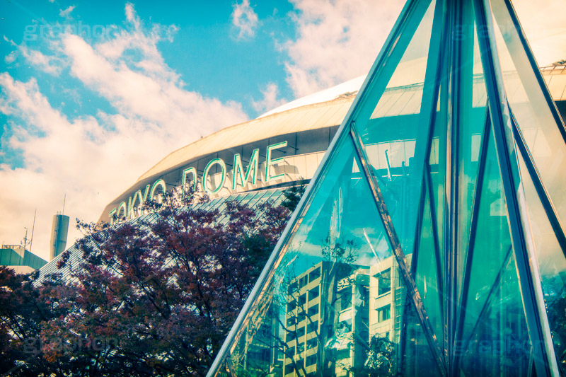 DOME(ヴィンテージ),トイカメラ撮影,トイカメラ,ヴィンテージ,ビンテージ,レトロ,お洒落,おしゃれ,オシャレ,味わい,トンネル効果,東京ドーム