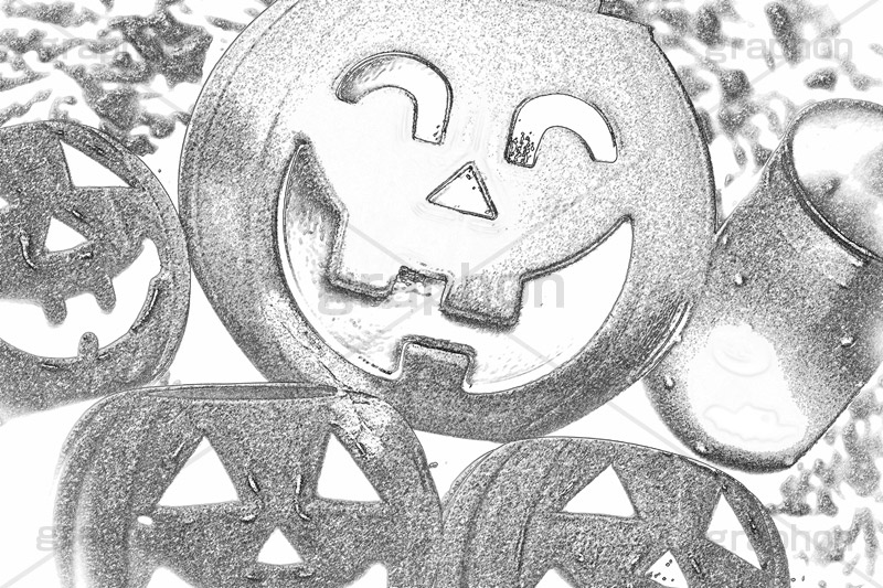 ハッピーハロウィン(スケッチ風),スケッチ風,スケッチ,クロッキー,手描き,ラフ,鉛筆,描写,デッサン,絵,絵コンテ,写生,粗描,素描,アート,art,sketch,イベント