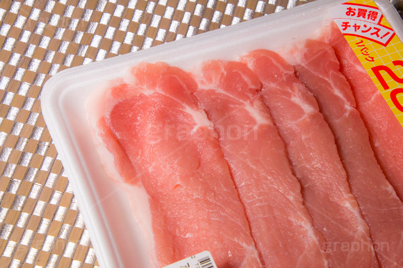 豚肉,肉,豚,焼肉,焼き肉,パック,スーパー,生肉,脂,脂身,ポーク,クッキング,キッチン,調理,食材,cooking,kitchen,pork