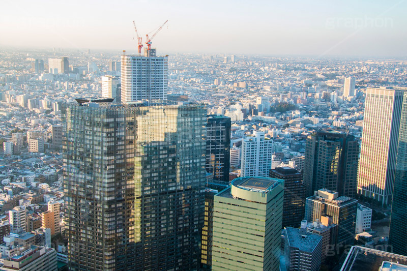 東京の街並み,街,街並み,新宿,景色,展望,展望台,都庁,東京,夜,ビル,ビル群,高層ビル,オフィスビル,ビジネス街,shinjuku,building,office,tokyo