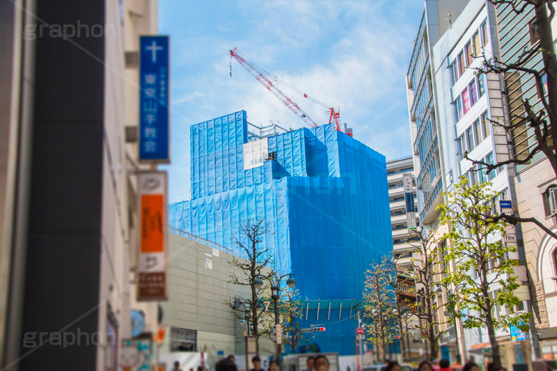 渋谷大工事,渋谷,駅前,都市開発,2020,しぶや,ホテル,オフィスビル,高層ビル,shibuya,クレーン,重機,建設,解体,crane,building,開発,工事,パルコ,PARCO,立て替え,再開発