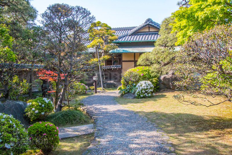山本亭,葛飾区,柴又,木造民家,屋敷,選定歴史的建造物,昭和,大正,大正ロマン,大正浪漫,浪漫,庭,玄関,茶室,日本庭園,和,和風,japan,柴又公園