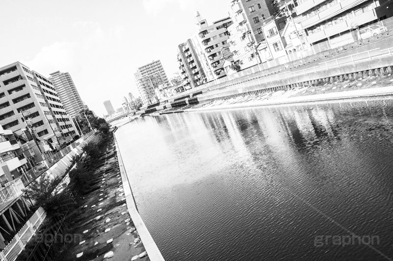 天神橋,モノクロ,白黒,しろくろ,モノクローム,単色画,単彩画,単色