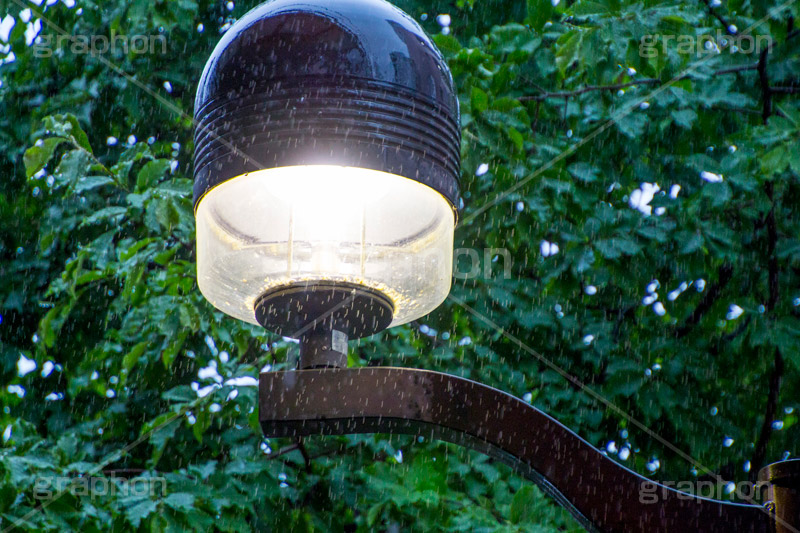 雨の日,雨,梅雨,つゆ,街灯,外灯,暗い,rain,asphalt,雨粒,降る