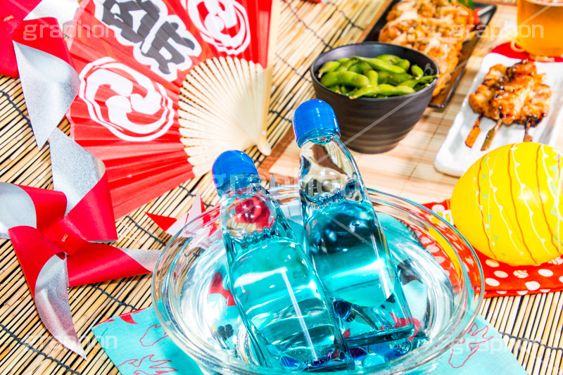 夏祭り,祭り,祭,夏,真夏,季語,風物詩,夏休み,出店,焼き鳥,枝豆,たこ焼き,soulfood,japan,summer,beer,扇子,金魚,水ヨーヨー,ラムネ,手ぬぐい,風車,サマー,summer,清涼