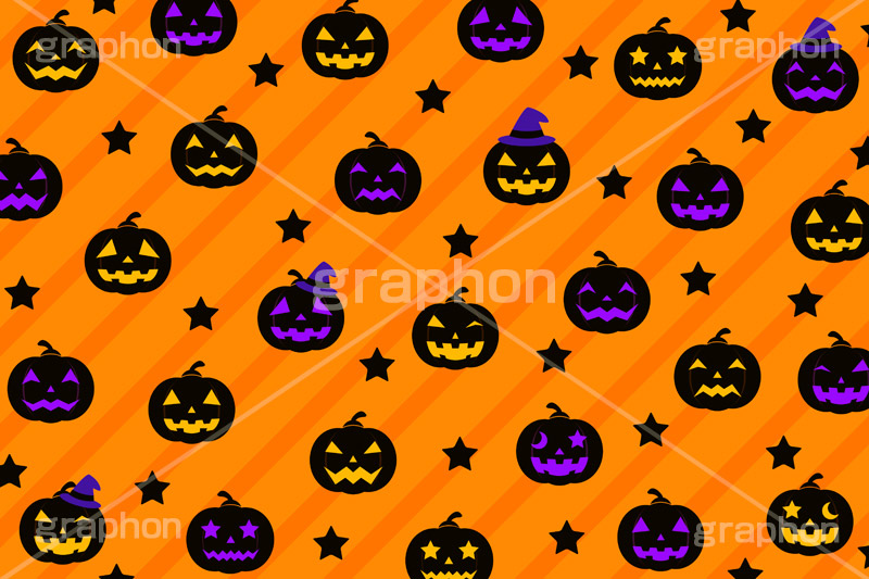 パンプキン柄,ジャックオーランタン,ハロウィン,はろうぃん,ハロウィーン,Halloween,かぼちゃ,カボチャ,南瓜,ランタン,おばけ,イベント,秋,パンプキン,pumpkin,行事,イラスト,illustration,star,POP,ポップ,星,柄,がら,背景