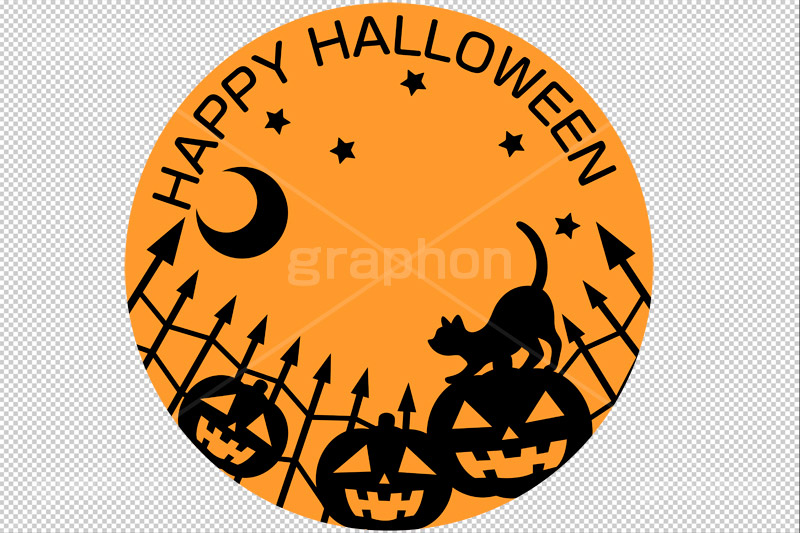 ハロウィンバッヂ,ハロウィン,はろうぃん,ハロウィーン,Halloween,pumpkin,イベント,秋,行事,イラスト,illustration,moon,POP,ポップ,月,三日月,パンプキン,ジャックオーランタン,ランタン,かぼちゃ,カボチャ,南瓜,黒猫,ねこ,ネコ,バッヂ,コースター,ステッカー
