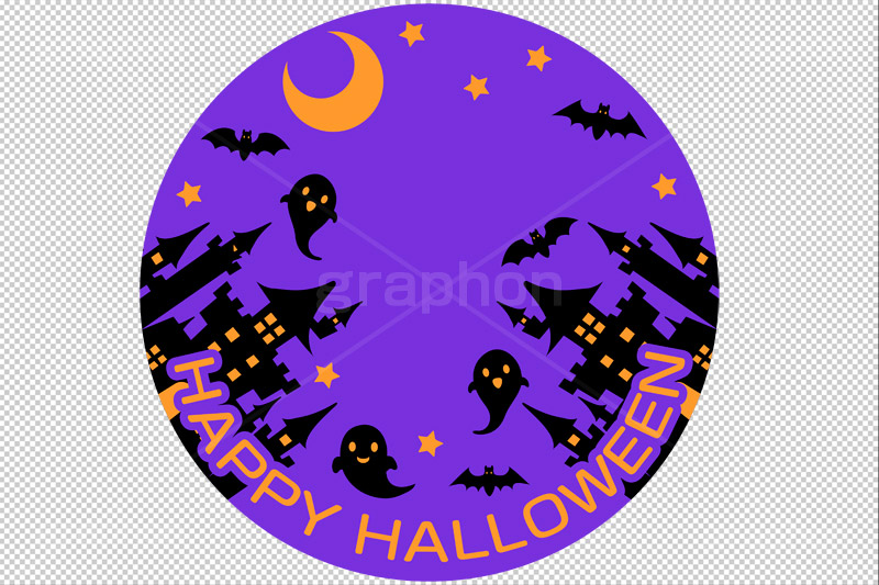 ハロウィンバッヂ,ハロウィン,はろうぃん,ハロウィーン,Halloween,pumpkin,ghost,ゴースト,おばけ,幽霊,イベント,秋,行事,イラスト,illustration,moon,castle,POP,star,ポップ,月,三日月,城,パンプキン,ジャックオーランタン,ランタン,かぼちゃ,カボチャ,南瓜,コウモリ,蝙蝠,星,バッヂ,コースター,ステッカー