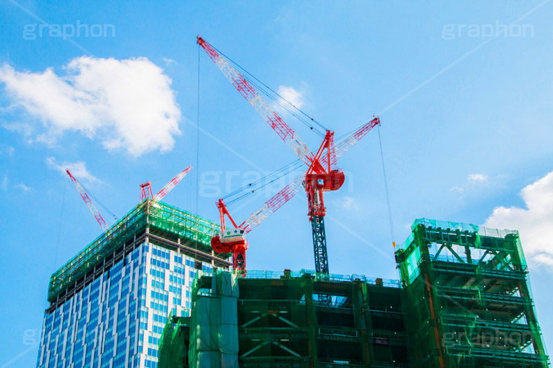 渋谷大工事,渋谷,しぶや,高層ビル,shibuya,クレーン,重機,建設,crane,building,開発,工事,都市開発,2020,名所,青空,建設,渋谷駅街区東棟,東棟,青空,渋谷ストリーム,再開発