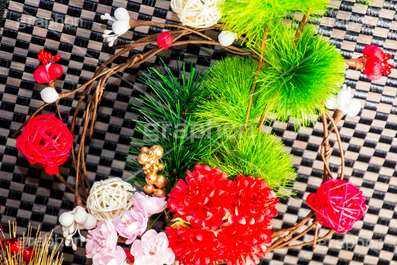 正月お飾り,お正月,正月,飾り,和,大晦日,縁起,清浄,new year,新年,年明け,年越し,年末,初詣,12/31,1/1,イベント,行事,松,梅