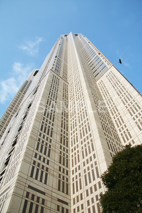 東京都庁,都庁,とちょう,都知事,執行機関,行政,高層ビル,新宿,新宿区,第一本庁舎,庁舎,真下,見上げ,shinjuku