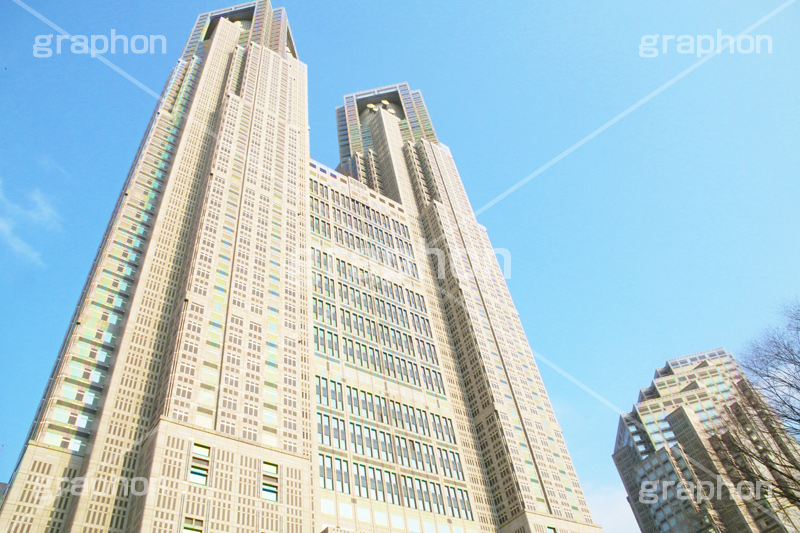 東京都庁,都庁,とちょう,都知事,執行機関,行政,高層ビル,新宿,新宿区,第一本庁舎,庁舎,快晴,shinjuku
