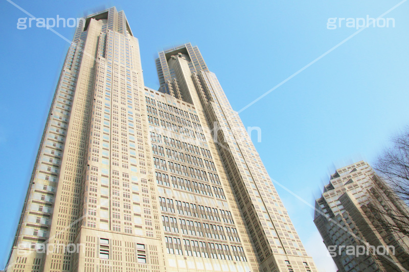 東京都庁,都庁,とちょう,都知事,執行機関,行政,高層ビル,新宿,新宿区,第一本庁舎,庁舎,快晴,shinjuku
