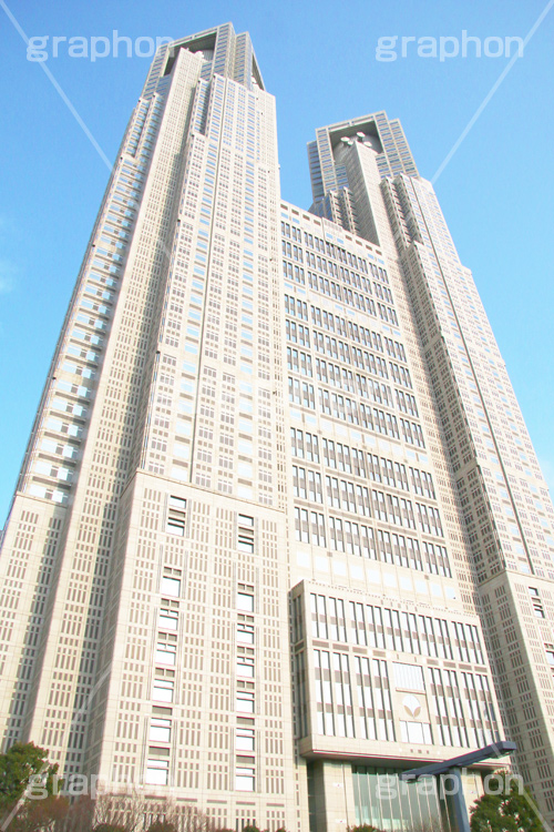 東京都庁,都庁,とちょう,都知事,執行機関,行政,高層ビル,新宿,新宿区,第一本庁舎,庁舎,快晴,shinjuku