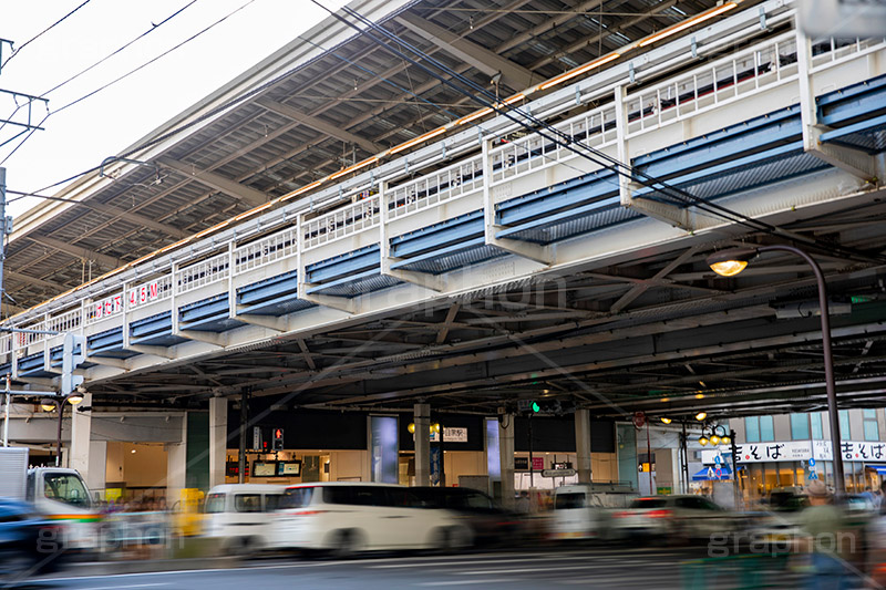 中目黒駅前,目黒区,東横線,副都心線,日比谷,タワーマンション,マンション,高層,建物,中目黒,都会,高級,セレブ,ガード下,ホーム,高架下,フルサイズ撮影