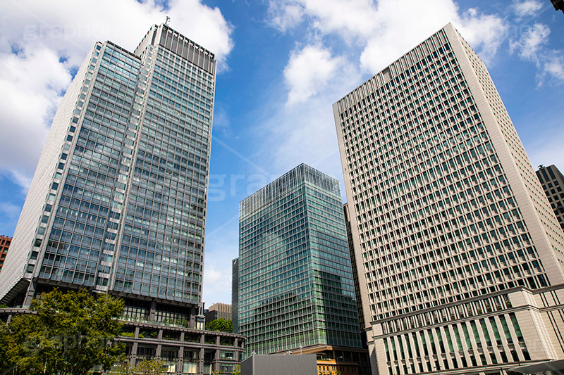 丸の内ビル群,東京,東京駅,丸の内,Tokyo Station City,ビル,ビル群,ビジネス街,オフィスビル,tokyo,building,office,フルサイズ撮影