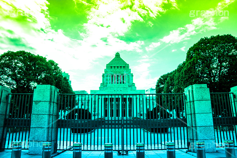 国会議事堂,Gradation Jjapan,gradation,japan,日本,グラデーション,カラフル,お洒落,おしゃれ,オシャレ,味わい,雰囲気,東京,tokyo,デュオトーン,duotone