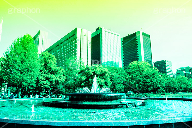 日比谷公園,Gradation Jjapan,gradation,japan,日本,グラデーション,カラフル,お洒落,おしゃれ,オシャレ,味わい,雰囲気,東京,tokyo,デュオトーン,duotone