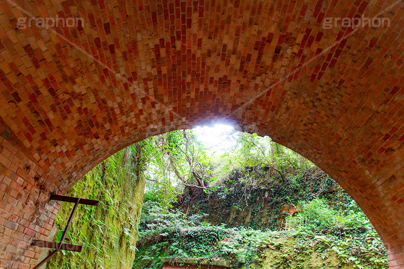 猿島のトンネル,猿島,さるしま,無人島,東京湾,自然島,島,公園,神奈川県,横須賀,自然,史跡,伝説,空虚,名所,レンガ,レンガ造り,トンネル,japan