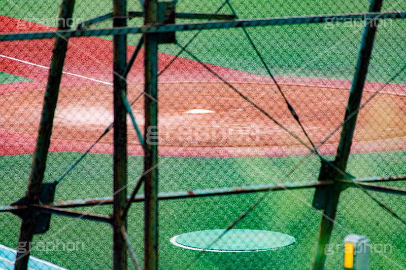 ホームベース,ホーム,野球観戦,野球グランド,野球,ベイスボール,グラウンド,スポーツ,ネット,フェンス,試合,sports,ground,フルサイズ撮影