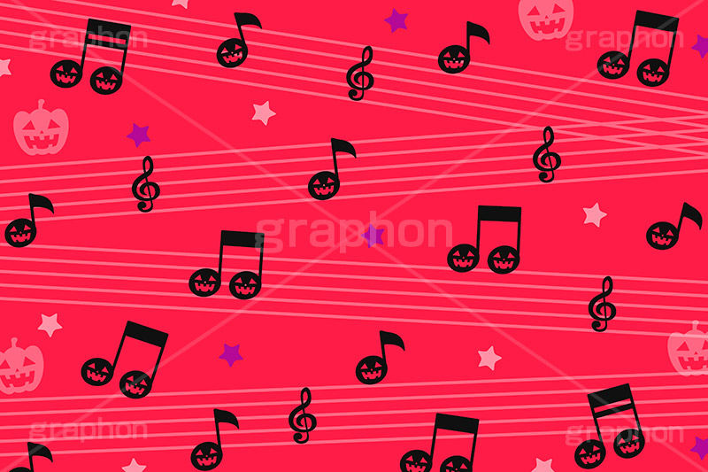 ハロウィンミュージック,ミュージック,音楽,音符,楽譜,五線譜,ト音記号,ジャックオランタン,ジャックオーランタン,ランタン,かぼちゃ,カボチャ,南瓜,パンプキン,星,ハロウィン,はろうぃん,ハロウィーン,イベント,秋,行事,イラスト,ポップ,背景,halloween,illustration,POP,music,pumpkin
