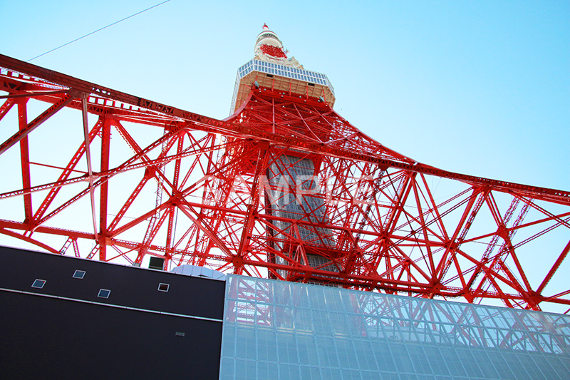 東京タワー,タワー,総合電波塔,電波,塔,日本電波塔,333m,とうきょうタワー,Tokyo Tower,港区,東京のシンボル,観光名所,真下,見上げ,japan