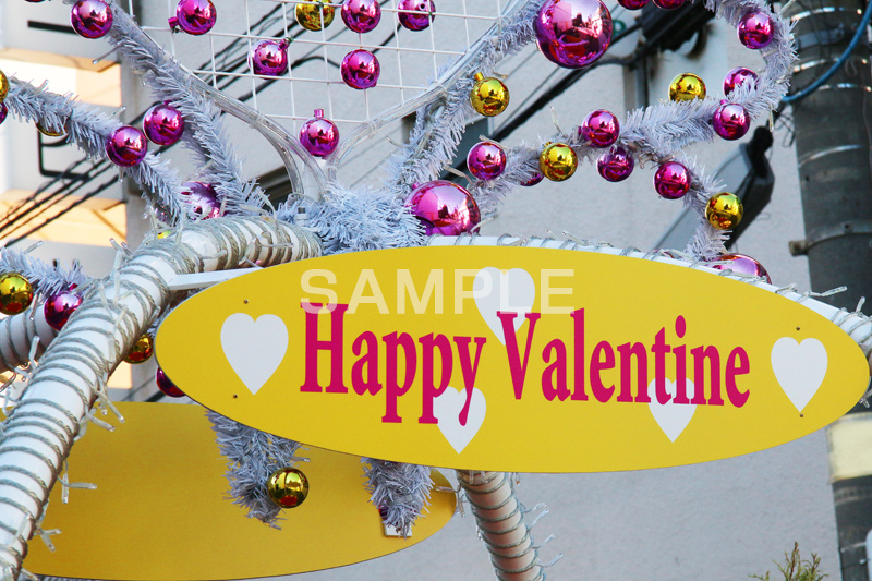Happy Valentine,バレンタイン,ハート,はーと,看板,飾り,オーナメント,デコレーション,バレンタインデー,自由が丘,モニュメント,valentine,イベント,目黒区,行事