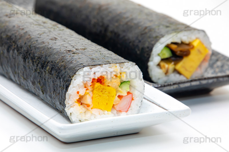 太巻き,恵方巻,のり巻き,のり巻き,巻き寿司,寿司,すし,のり,海苔,節分,玉子焼き,卵焼き,イベント,サラダ巻き,かにかま,カニカマ,雑節,大寒,邪気除け,厄除け,和,和風,風習,行事,文化,event,japan,フルサイズ撮影