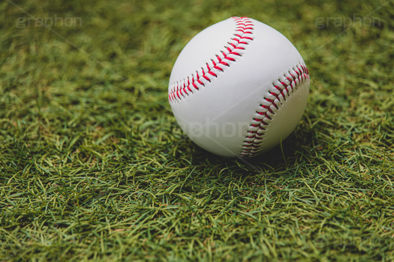 野球ボール,野球,ベイスボール,軟球,ボール,スポーツ,運動,競技,球技,体育,部活,芝生,グラウンド,グランド,sports,ball,フルサイズ撮影