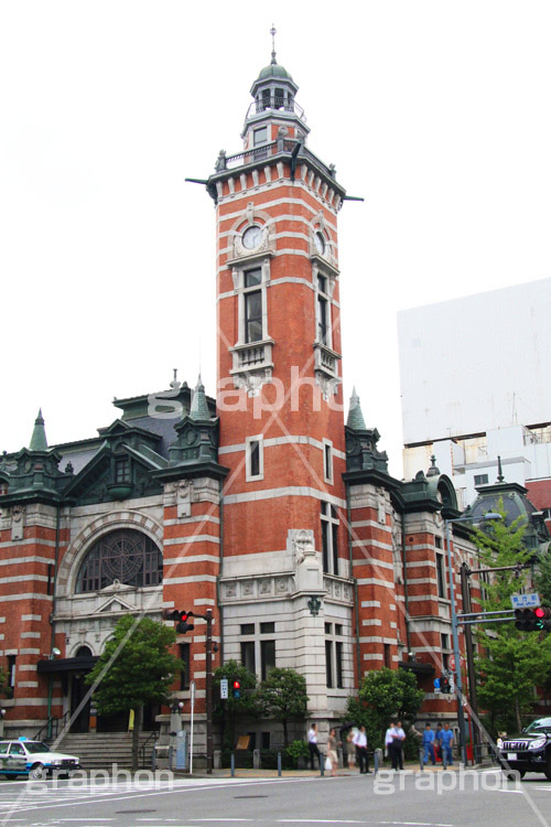 横浜市開港記念会館,開港,記念会館,時計塔,塔,ジャックの塔,重要文化財,復元,横浜市中区公会堂,公会堂,横浜,よこはま,ヨコハマ,神奈川,交差点