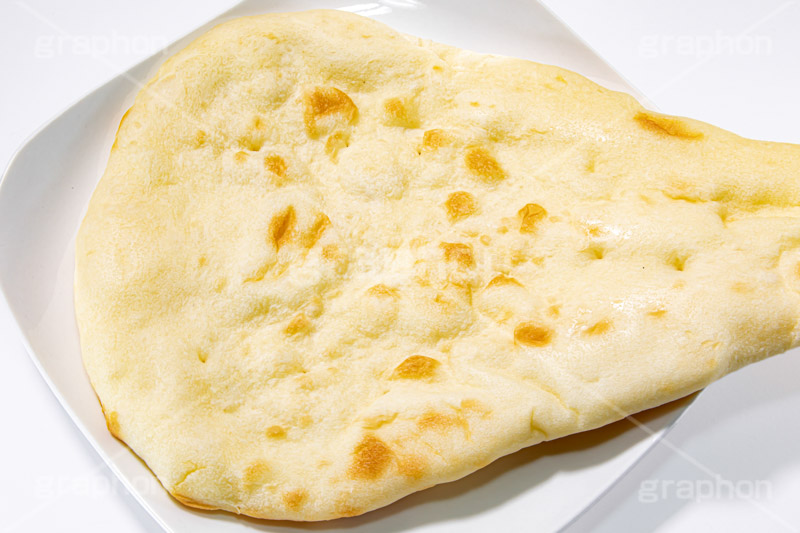 ナン,カレー,インド料理,パン,小麦粉,焦げ目,フルサイズ撮影