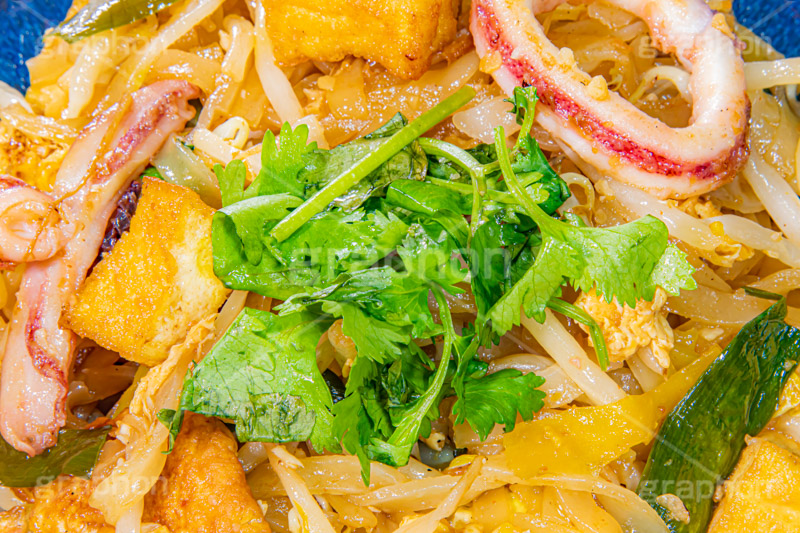 パッタイ,フォー,米粉,麺,麺類,エスニック,オリエンタル,アジアン,エビ,えび,海老,いか,イカ,豆腐,玉子,もやし,モヤシ,ニラ,パクチー,香草,ナッツ,パクチニスト,ethnic,フルサイズ撮影