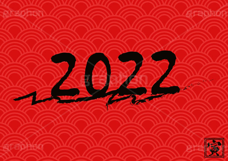 2022年号デザイン,西暦,年号,年賀状,お正月,正月,記事,ニュース,クール,筆字,筆,和風,イベント,行事,風習,メッセージ,和柄,虎,寅,とら,トラ,寅年,干支,あけおめ,2022,news,japan,event,message,text