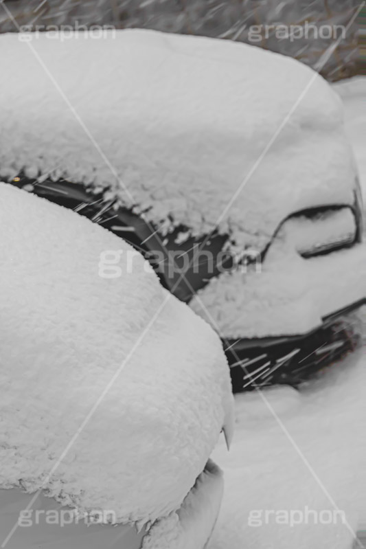 車に積もった雪,雪,ゆき,積,冬,積雪,車,フロント,snow,winter,フルサイズ撮影