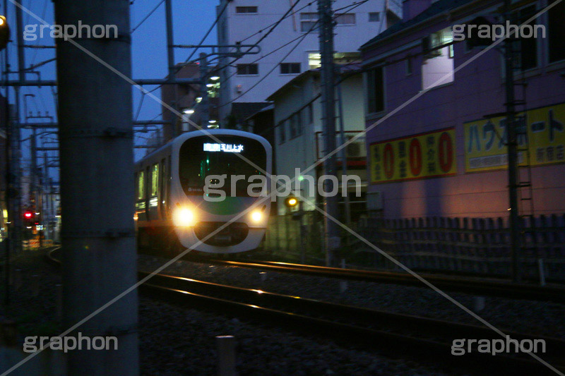西武新宿線,西武新宿,夜の,電車,鉄道,でんしゃ,電車/鉄道,train