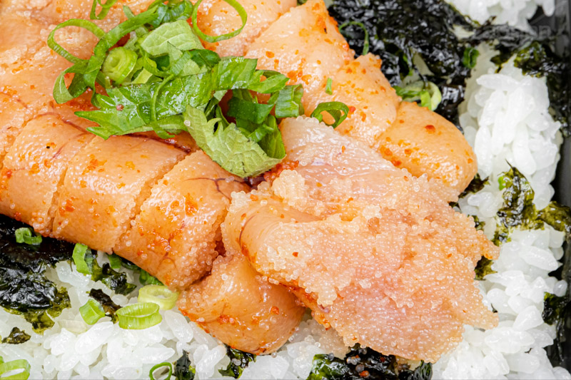 めんたいご飯,明太子ご飯,明太ご飯,明太子,明太,たらこ,鱈子,辛子明太子,福岡名物,博多名物,博多明太子,ご飯,刻み海苔,きざみのり,ねぎ,ネギ,弁当,お弁当,どんぶり,丼,和食,日本食,日本料理,ソウルフード,japan,soulfood,フルサイズ撮影