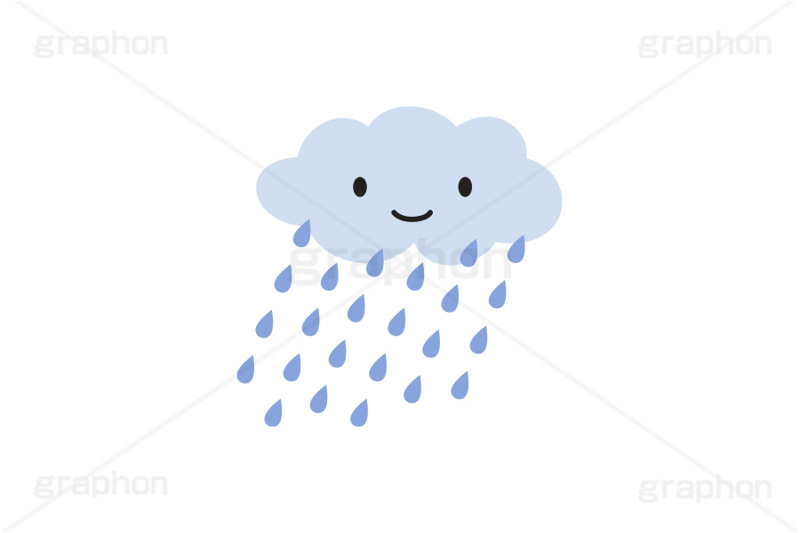 風雨さん,雨雲,雲,曇り,雨,天気,お天気,天候,空,天気予報,マーク,キャラクター,イラスト,ポップ,可愛い,かわいい,カワイイ,挿絵,挿し絵,日常キャラクターズ,character,illustration,mark,weather,rain