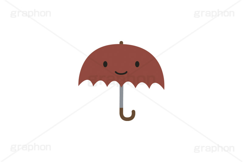 傘ちゃん,傘,雨傘,雨,天気,お天気,天候,空,天気予報,マーク,キャラクター,イラスト,ポップ,可愛い,かわいい,カワイイ,挿絵,挿し絵,日常キャラクターズ,character,illustration,mark,weather,umbrella