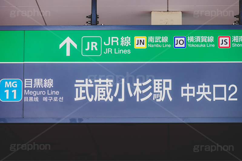 JR武蔵小杉駅,武蔵小杉駅,武蔵小杉,新丸子,神奈川県,川崎市,中原区,駅,駅前,JR,南武線,横須賀線,湘南新宿ライン,埼京線,相鉄線,駅名,看板,標示,待ち合わせ,待合せ,電車/鉄道,train,japan,フルサイズ撮影